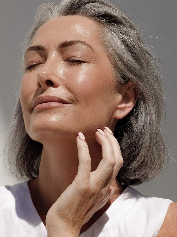 Radiant confident woman